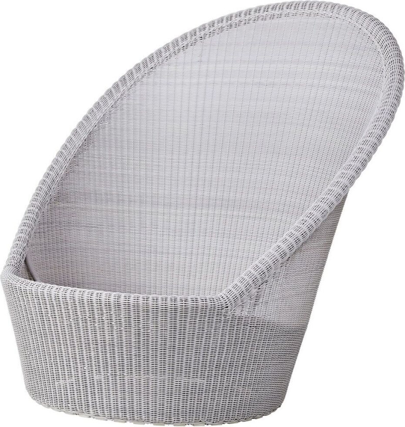 Kingston Loungestol Hvit/grå