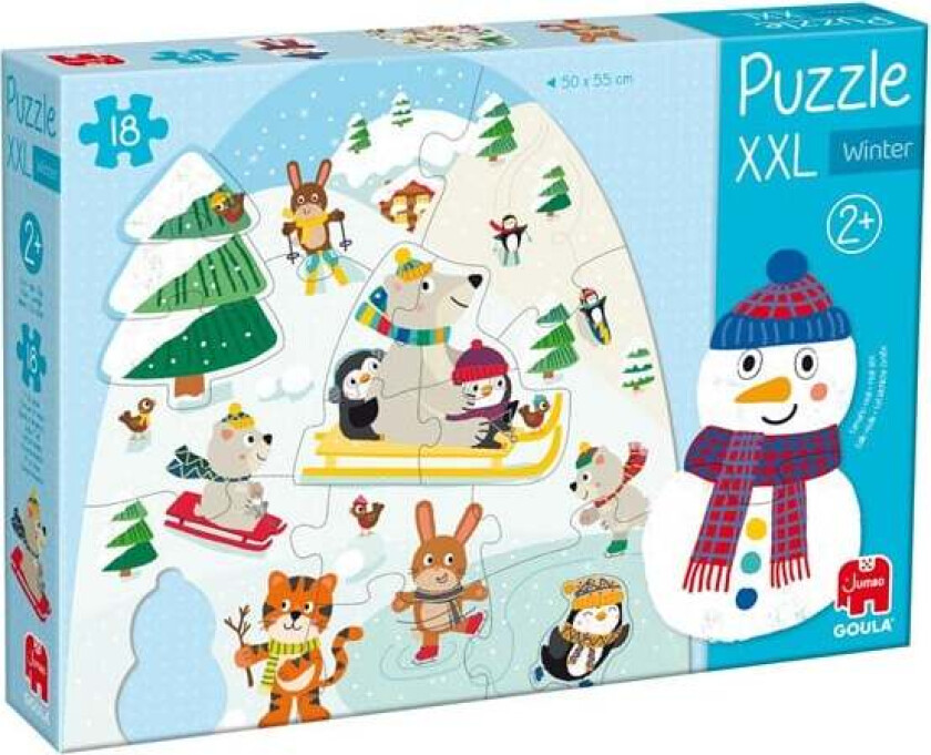 Goula Puzzle XXL Winter - 18pcs. Gulv