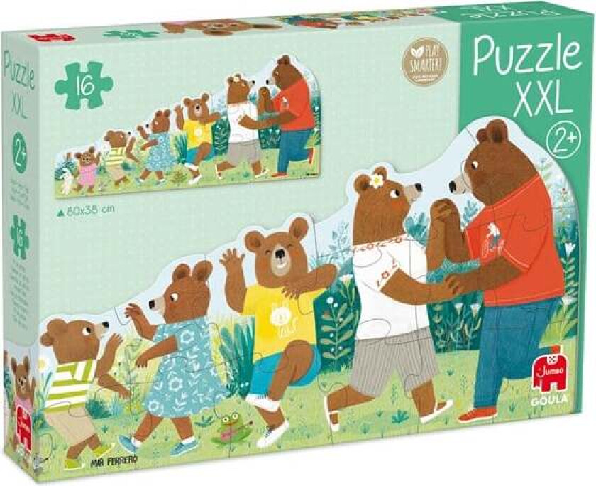 Goula Puzzle XXL Bears Family - 16 pcs. Gulv