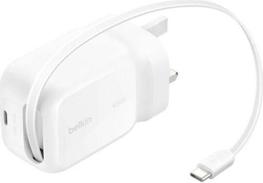 UltraCharge power adapter - retractable GAN - USB-C - 45 Watt