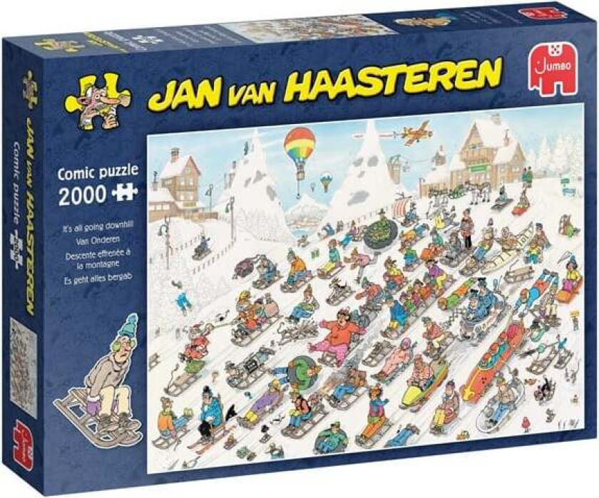 Jan van Haasteren Jigsaw Puzzle - From Below! - 2000 pcs. Gulv