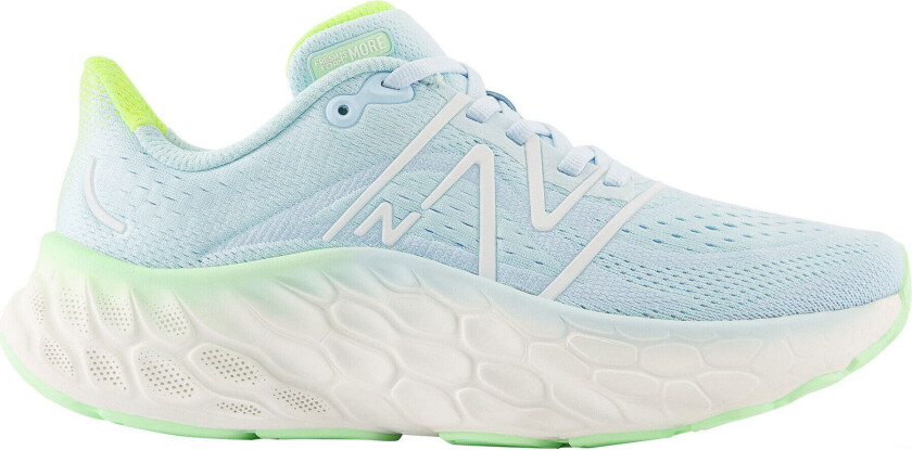 Fresh Foam X More V4 Dame Blue/Green Aura/White 37.5