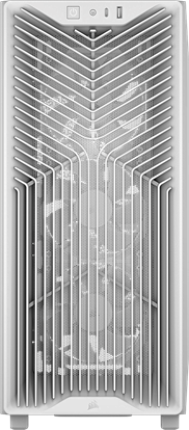 3200D RS White - Kabinett - Miditower - Hvit