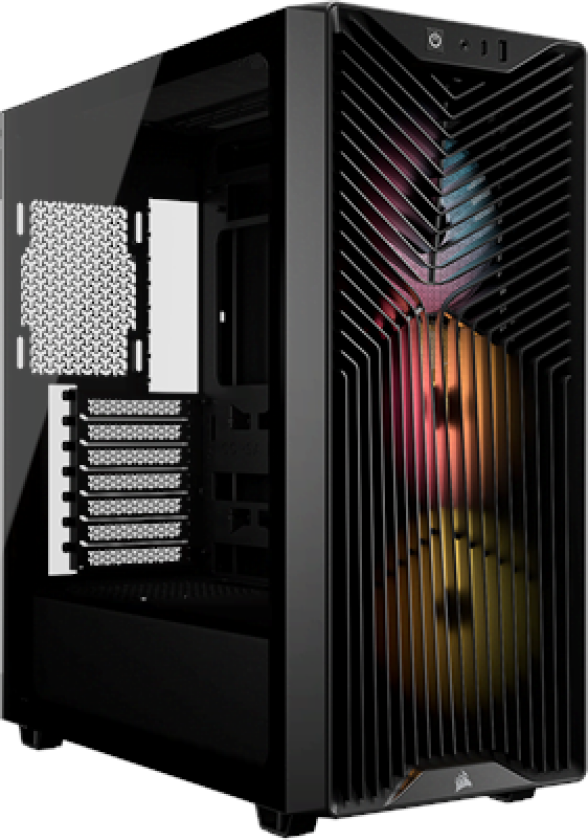 3200D RS ARGB Black - Kabinett - Miditower - Svart