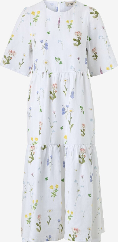 Kjole i lin Fabienne Dress - Hvit