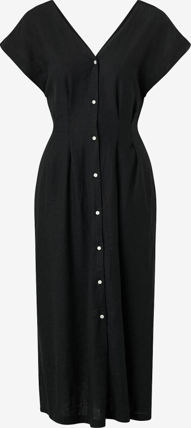 Kjole i lin ihLinno Dr8 - Svart