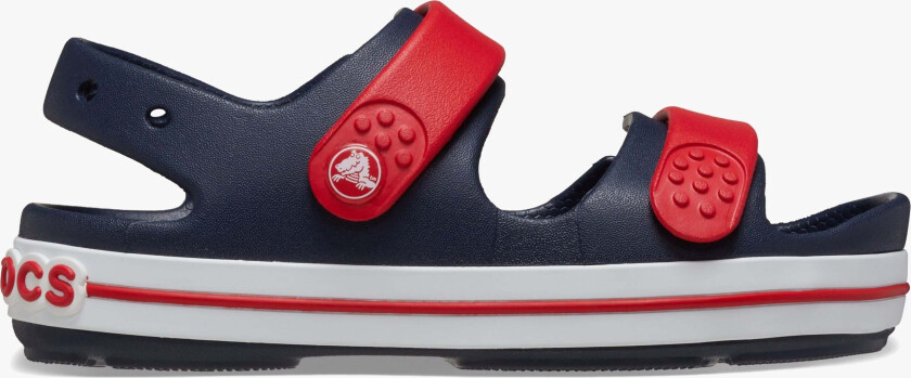 Crocband Cruiser Kids Sandaler, Navy/Varsity Red, 27-28 - Innesko & Tøfler