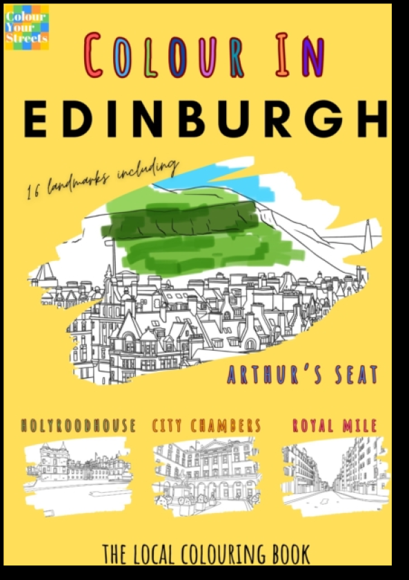 Edinburgh Colouring Book (A4)