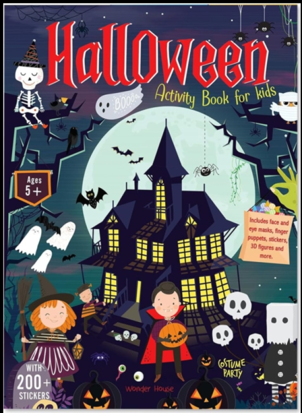 Halloween Activity Book For Kids