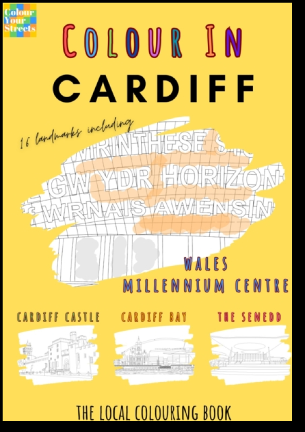 Cardiff Colouring Book (A4)