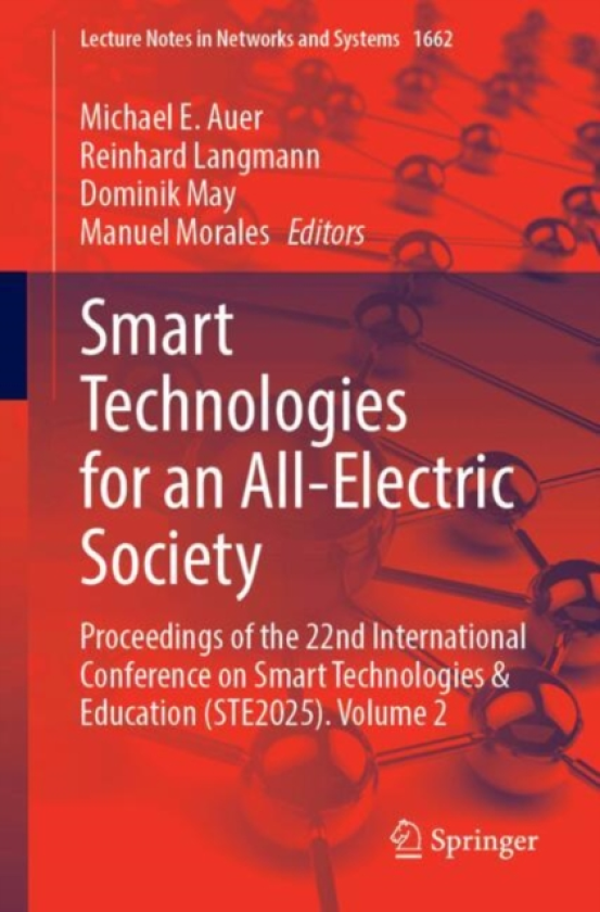 Smart Technologies for an AllElectric Society Proceedings of the 22nd International Conference on Smart Technologies & Education (STE2025). Volume 2