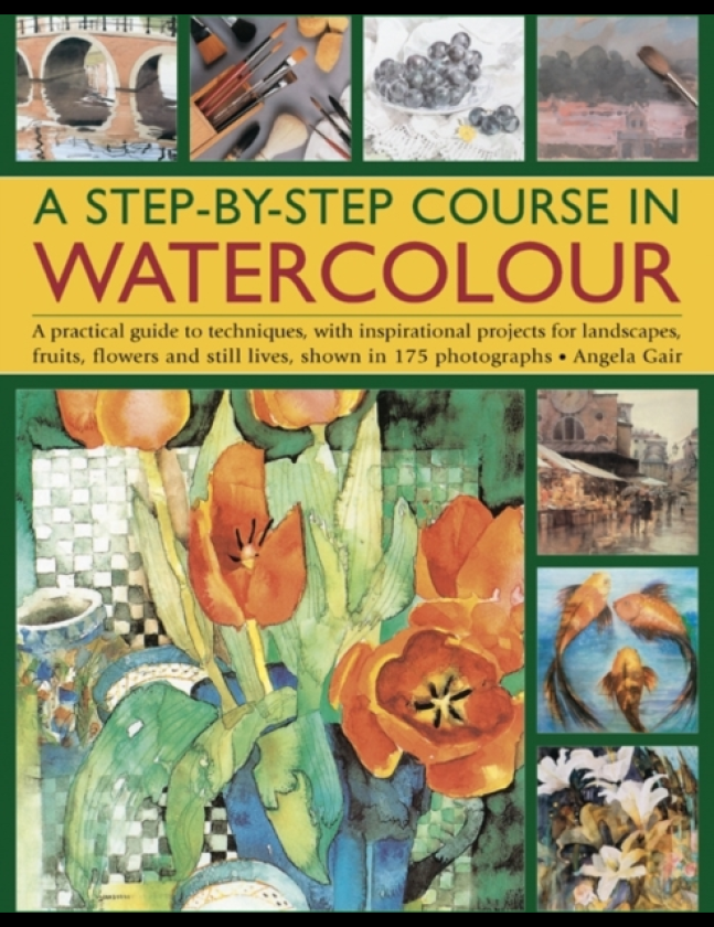 A Stepbystep Course in Watercolour A Practical Guide to Techniques, with Inspirational Projects for Landscapes, Fruits, Flowers and Still Lives, Shown in 175 Photographs