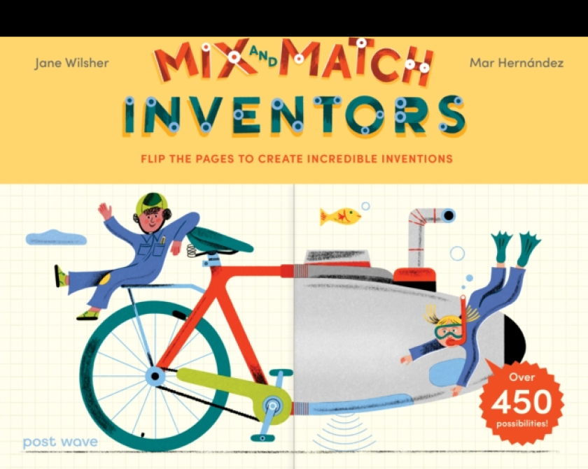 Inventors Flip the pages to create incredible inventions – with over 450 possibilities!