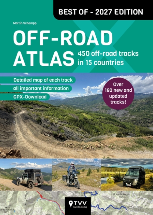 Offroad Atlas 2027 450 offroad tracks in 15 countries