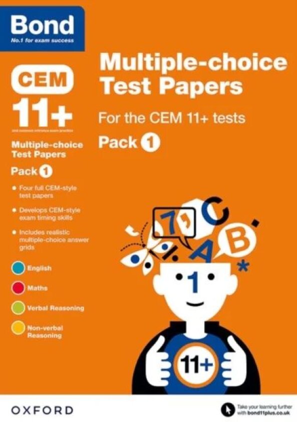 Bond 11+: Multiple-choice Test Papers for the CEM 11+ Tests Pack 1: Ready for the 2024 exam av Michellejoy Hughes, Bond 11+