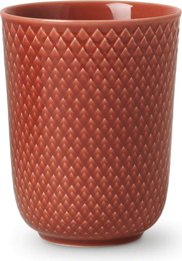 Rhombe kopp uten hank 33 cl Terracotta