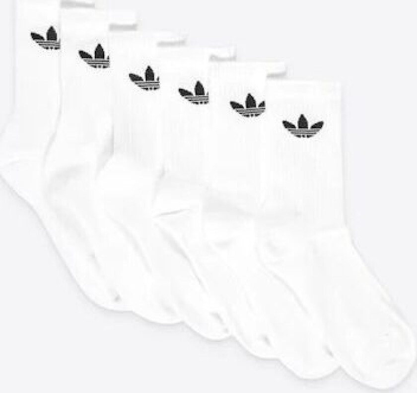 adidas Crew sokker 6pk Svart Male S