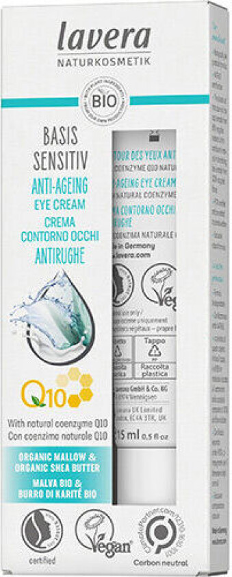 Øjencreme Q10 Anti-Age Basis sensitiv - 15 ml