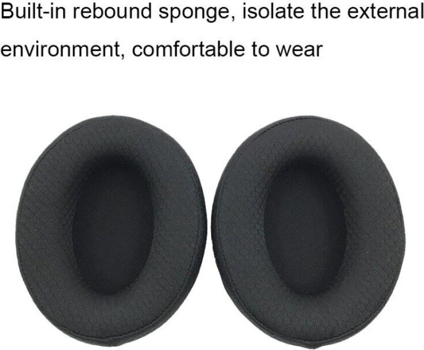 Myke Øreputer til HyperX Cloud Mix / Flight S / Alpha - sort