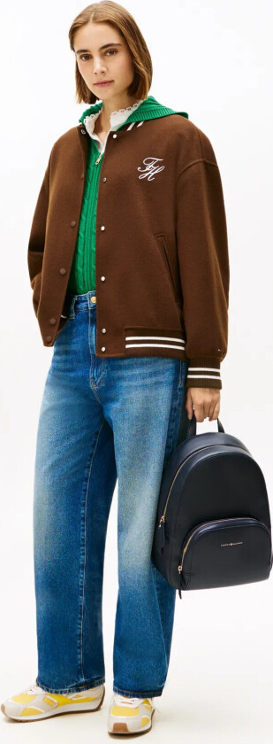 Th Logo Backpack - Navy - ONE SIZE