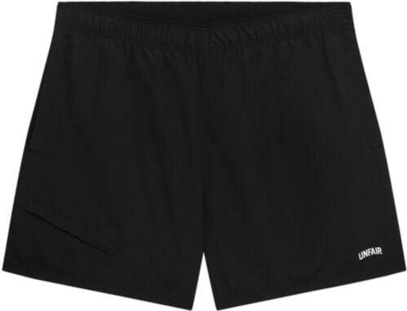 Unfair Athletics Badeshorts - Curved Coin Pocket Shorts - S til 3XL - Herrer - svart