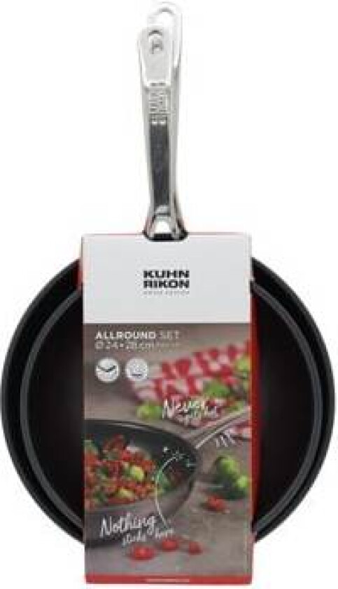 ALLROUND stekepannesett Ø 24 28 cm