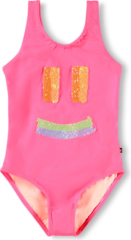 Nika Badedrakt Pink Face Pink Face 134 cm Rosa 134 cm kvinne