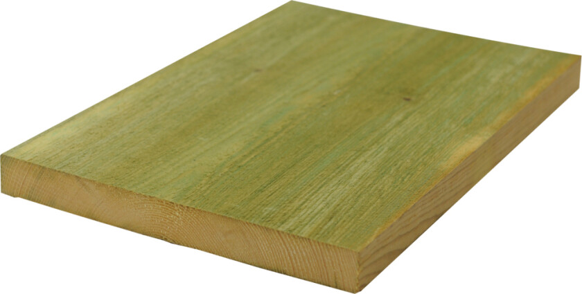 Kledning rektangulær cu impregnert furu 22x198 mm natur