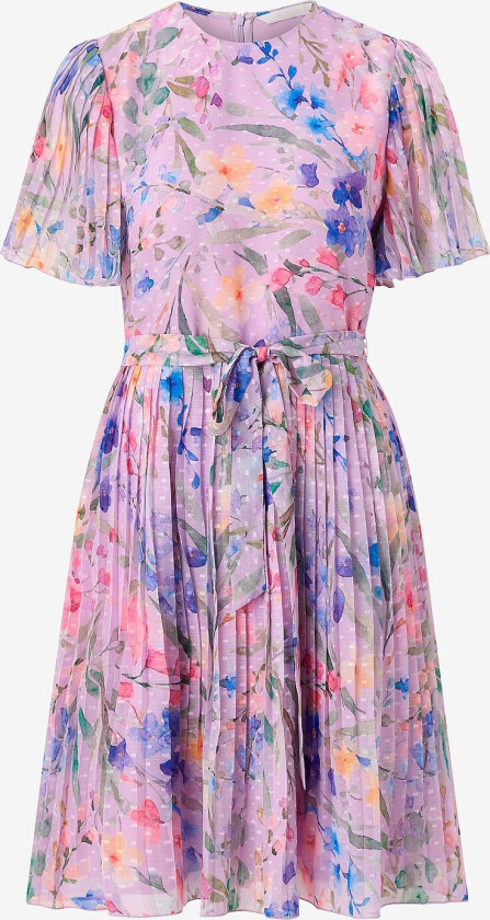 Kjole med knytbar tråd - Lilla