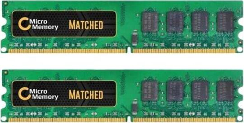 DDR2 - kit - 2 GB: 2 x 1 GB - FB-DIMM 240-pin - 667 MHz / PC2-5300 - Fully Buffered
