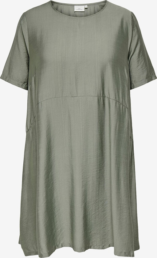 Kjole carJoanna 2/4 O-neck - Grønn