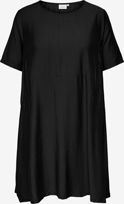 Kjole carJoanna 2/4 O-neck - Svart