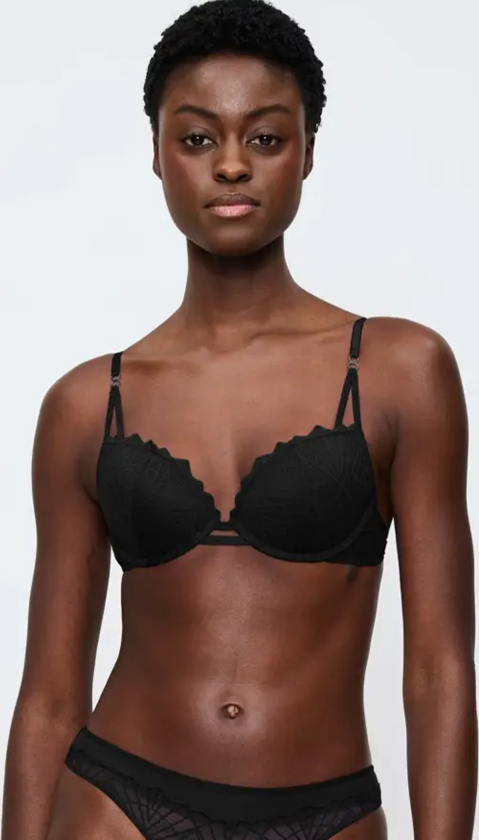 That Night In Vegas Wired Half Padded Unlined - Sort - Dame - Undertøy - BH