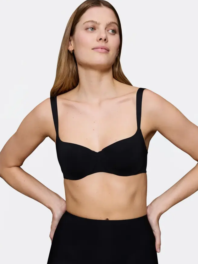 Body Make-Up Illusion Balconette - Sort - Dame - Undertøy - BH