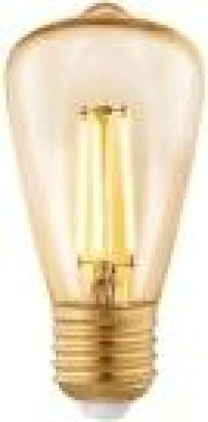 Eglo - LED-filamentlyspære - form: ST48 - E27 - 3.5 W (ekvivalent 26 W) - klasse G - varmt hvitt lys - 2200 K