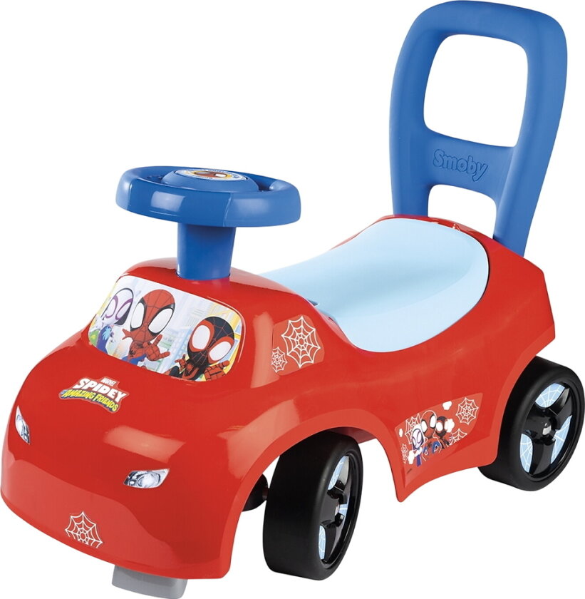 Gåvogn - Auto Ride På - Spidey - - OneSize - Gåvogn