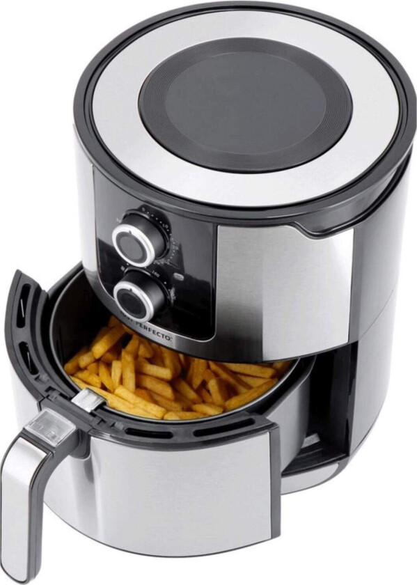 Just Perfecto JL-05: 1400W Airfryer dobbel knottkontroll - 4L