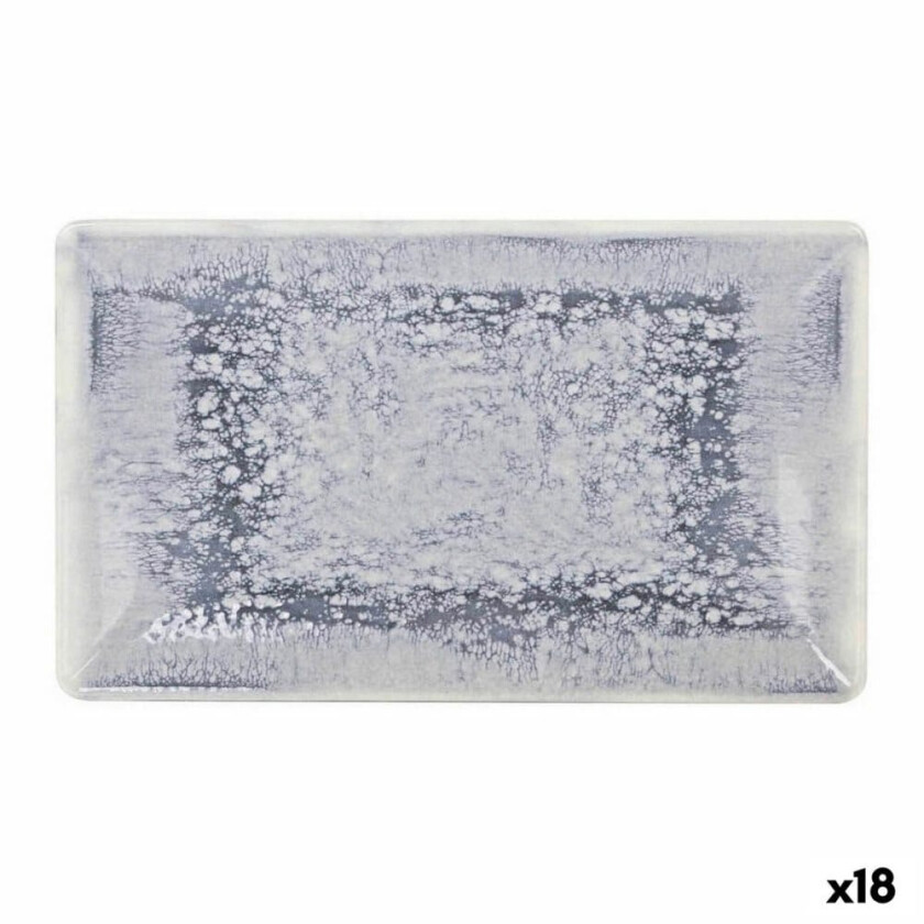 Serveringsfat La Mediterránea Adhara Rektangulær 25 x 15 x 2 cm (18 enheter) (25 x 15 cm)