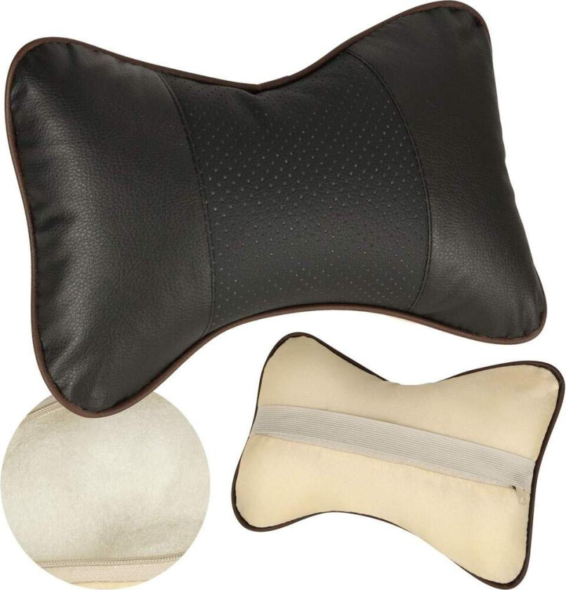 Ergonomisk reisepute med ryggstøtte 27x18cm