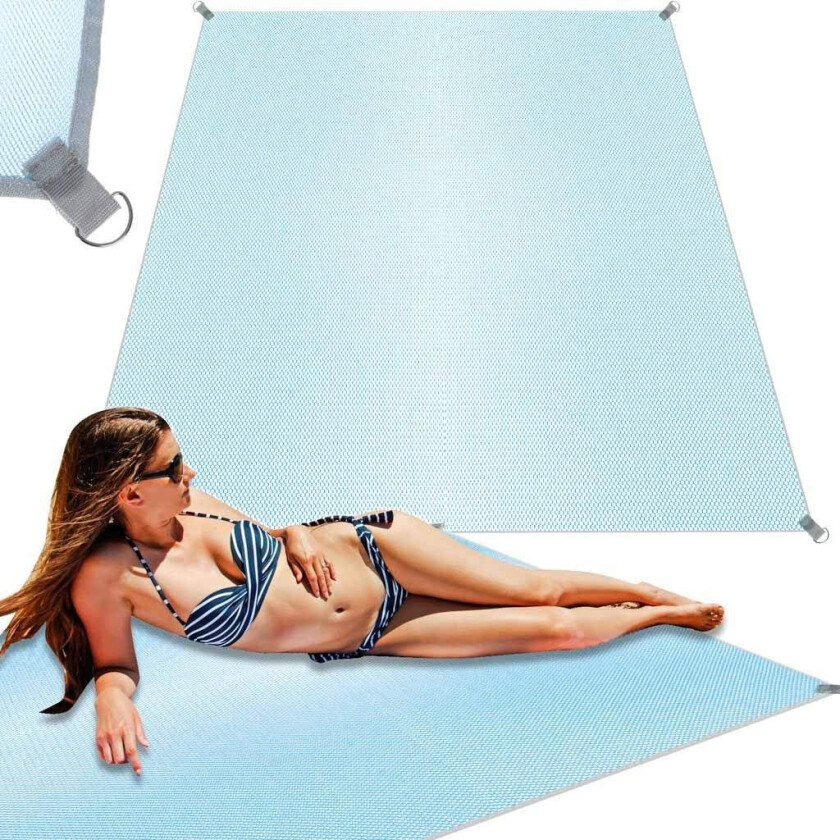 Bilde av Sandfri XXL Strandmatte 200x200cm Filt
