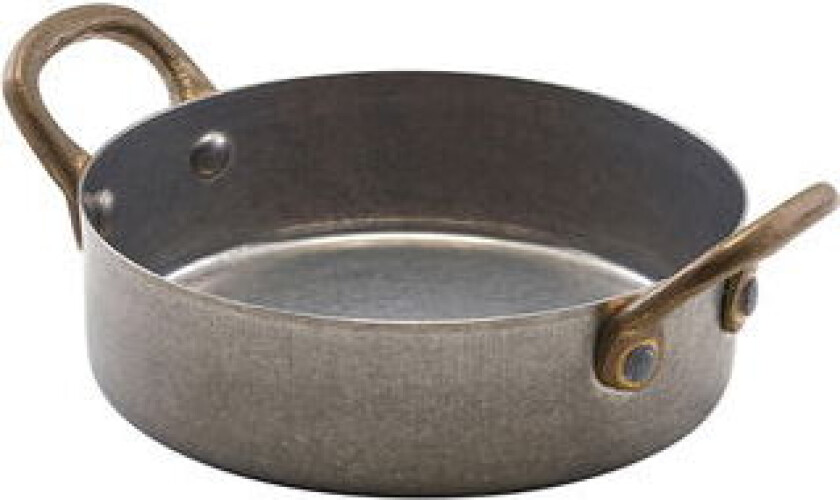 Bilde av Vintage Steel Mini Gryterettfat 12,25 x 3,5 Cm