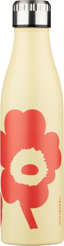 Unikko Drikkeflaske 500 Ml / Orange Red - Vannflasker & Glassflasker Rustfritt Stål Sand - 075427-830