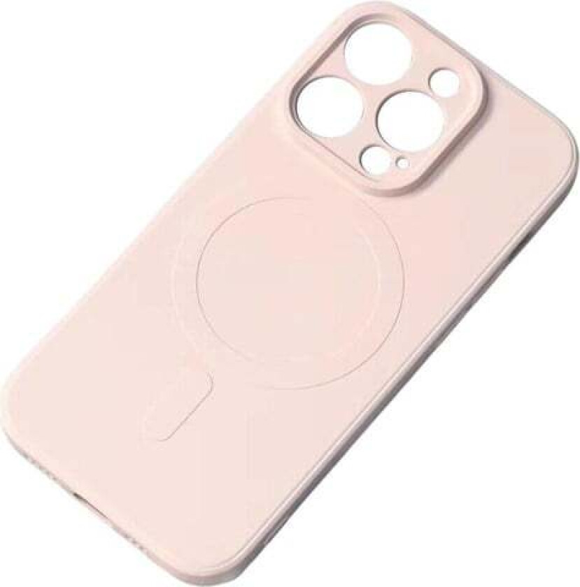 MagSafe Compatible Silicone Case for iPhone 15 Plus Silicone Case - Cream