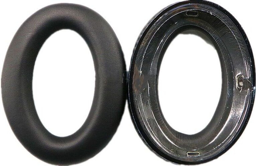 Erstatning av 1 par øreputer for Sennheiser PXC 350/450/ HD380 Sort