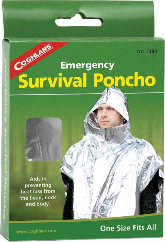 Bilde av Emergency Survival Poncho, nødregnponcho