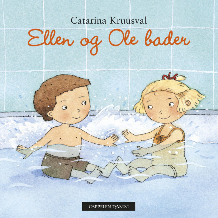 Ellen og Ole bader av Catarina Kruusval