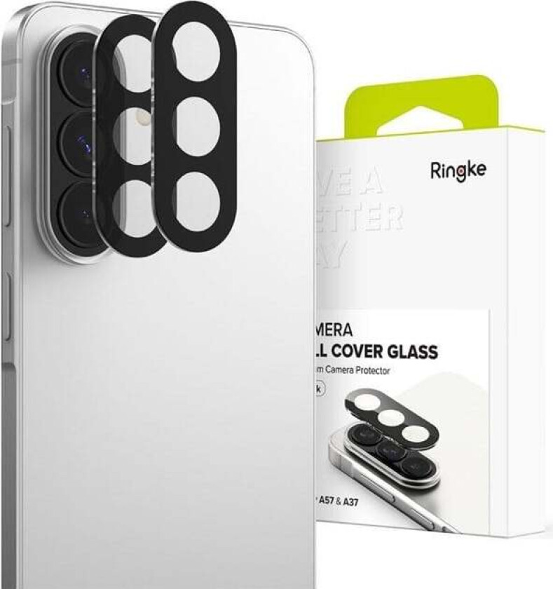 Camera Full Cover 2-Pack Camera Cover for Samsung Galaxy A37 / A57 5G - Black