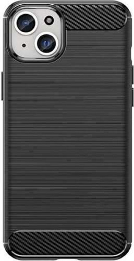 Flexible Carbon Pattern Case for iPhone 15 Plus Carbon Case - Black