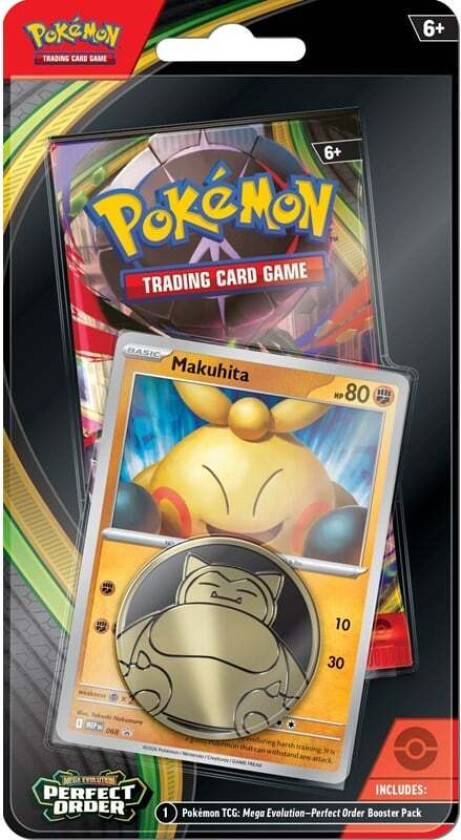 TCG Perfect Order Booster Pack with Promo Card and Coin - Mega Evolution