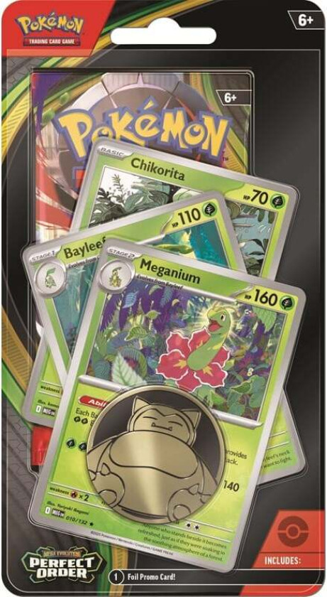 TCG Perfect Order Booster Pack with Promo Cards and Coin - Assorted - Mega Evolution